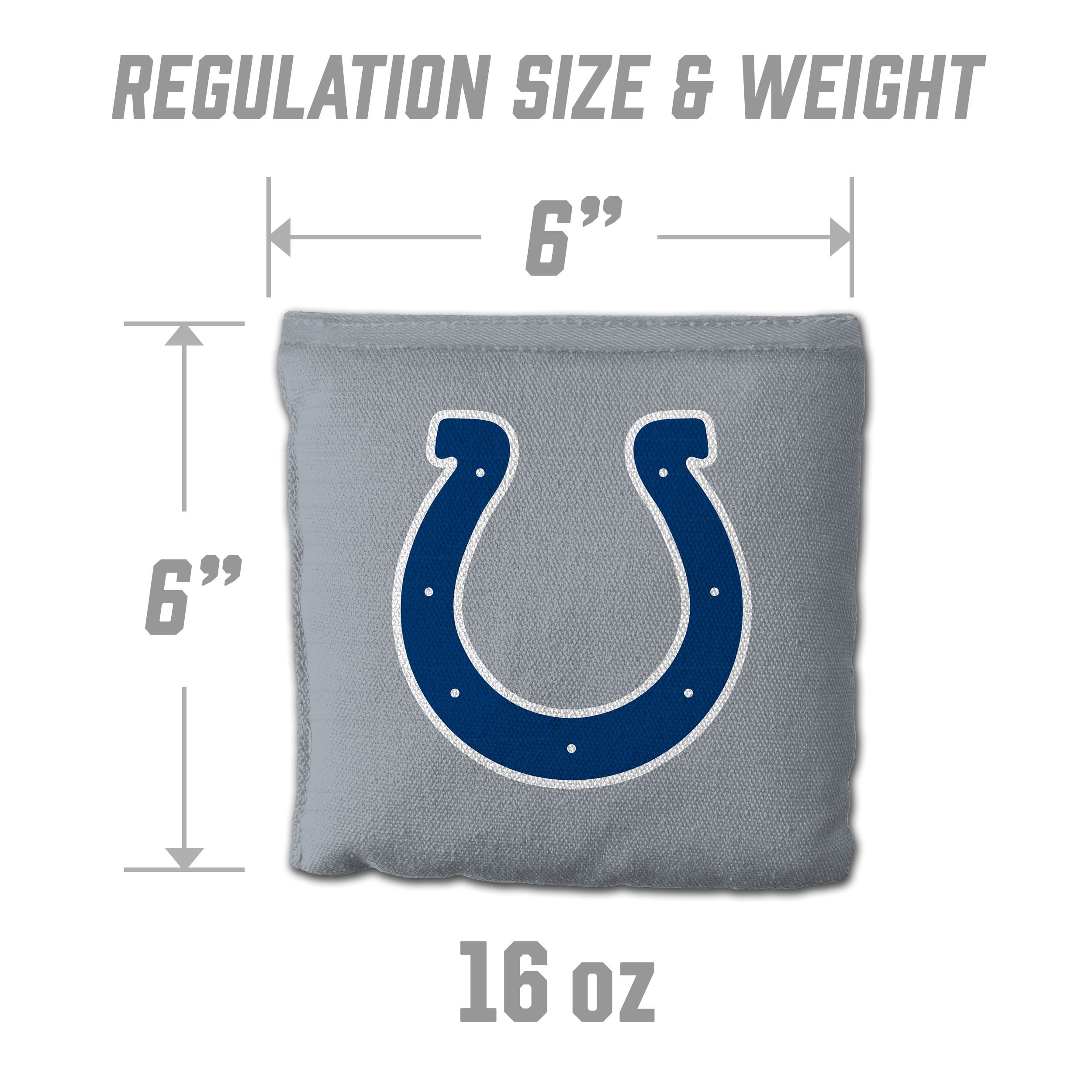 Indianapolis Colts 8pk Licensed Cornhole Bags