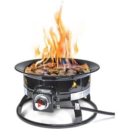 Outland Living Firebowl 883 Mega Propane Fire Pit - 24 Inch, 58,000 BTU With Cover