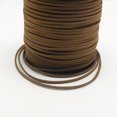 thumbnail image 2 of U8MO 100 Yards Coffee Faux Suede Flat Leather Cord Lace 2.6mm Jewelry String, 2 of 6