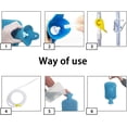 thumbnail image 5 of Kit de enema Bolsa de enema de 2 l 5,0 pies. Manguera de silicona larga, 5 puntas reutilizables de varios tamaños, flujo de agua controlado para enemas de limpieza de desintoxicación de colon, 5 of 5