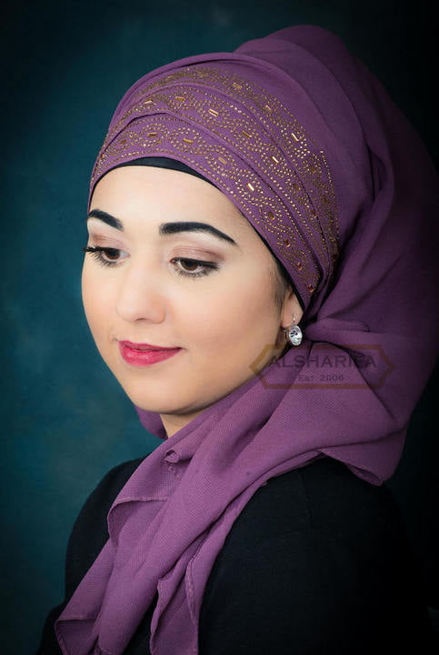 Women Fold Chiffon Shawl Plain Scarf Shayla Wrap Head Cover Islamic Muslim Hijab 