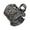Black, variant on Barrettes Hair Accessories for Women, Metal Style High Ponytail with Secure Grip and Back Head Headdress Feature, 1.57 in, Silver