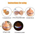 thumbnail image 4 of 300ML Wood Humidifier Cool Air Mist Oil Aroma Diffuser LED Colorful Night Light with USB Cable for Home Office Car Spa Yoga Kid's Room, 4 of 5
