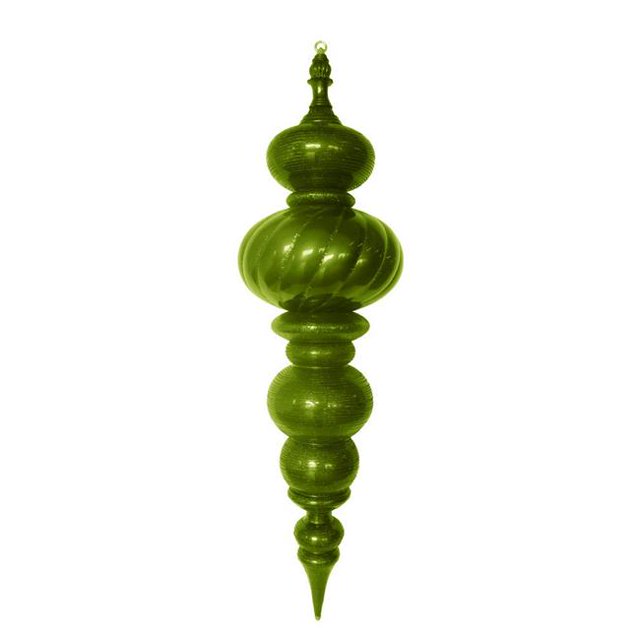 43 in. Jumbo Finial Ornament, Lime Green