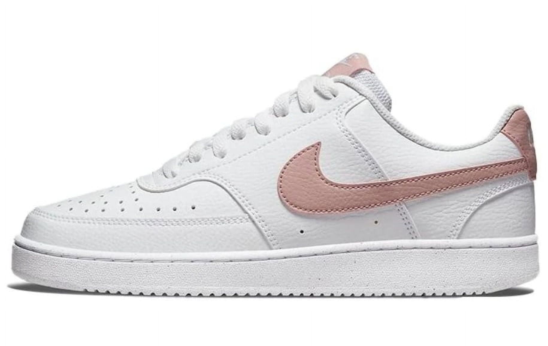 Nike Court Vision Low Next Nature Womens Shoes Size 7.5, Color: White/Pink Oxford