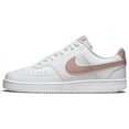 thumbnail image 2 of Nike Court Vision Low Next Nature Womens Shoes Size 7.5, Color: White/Pink Oxford, 2 of 8