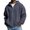 1-Dark Blue, variant on Telankuip Waffle Knit Hoodies for Men Full Zip Long Sleeve Hooded Sweatshirt Jackets Oversized Solid Color Raglan Sleeved Loose Lightweight Cozy Soft Casual Athletic Outerwear 2-White XXXXXL