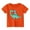 Orange, variant on Toddler Boy Outfits Children Round Neck Print Short Sleeved Comfortable Boy Clothes Set,6-7 Years