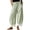 Green_#02, variant on Sewkxo Womens Lace Trim Gingham Barrel Pants Wide Leg Elastic Drawstring Waist Lounge Pants Plaid Trousers with Pockets,Blue XL