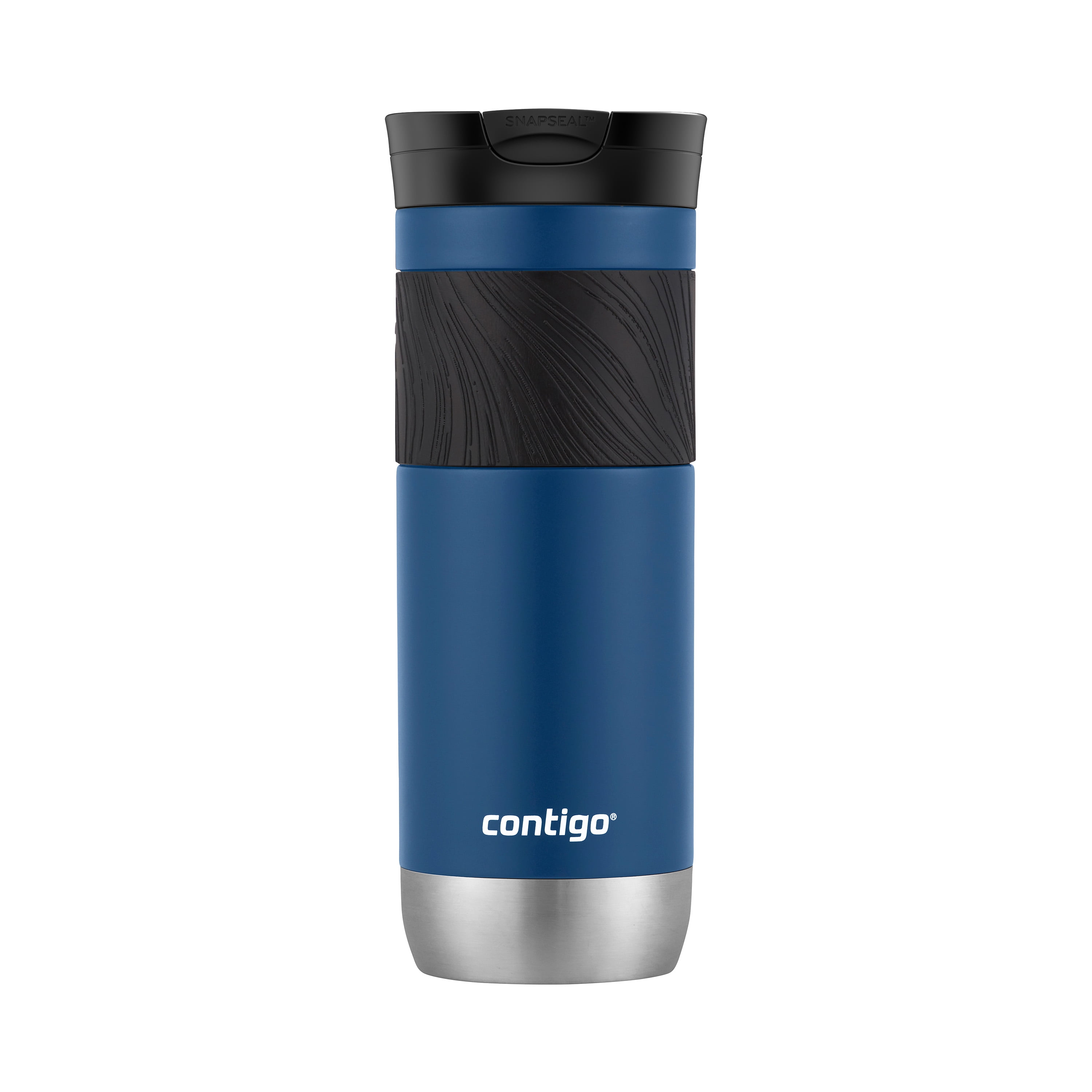Contigo Byron 2.0 Stainless Steel Travel Mug with SNAPSEAL Lid and Grip, 20 oz (591 ml), Blue Corn Light, 1 Count