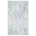 thumbnail image 2 of Safavieh Dip Dye Cyan Distressed Area Rug, Blue/Ivory, 4' x 6', 2 of 8