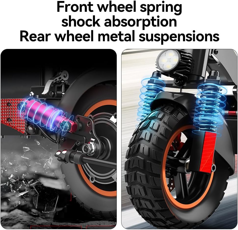 M4 Electric Scooter with Seat for Adult, 28 Mph Max Speed & 31 Miles Max Range,800w Motor Folding Commute E Scooter Adult,10 Inch Tires Big Heavy Duty Offroad Electric Scooters 330lbs Load