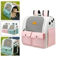 thumbnail image 1 of tredstone Sac de Voyage pour Animaux Sangle Réglable Pliable Respirant pour Randonnée Marche Rose, 1 of 7