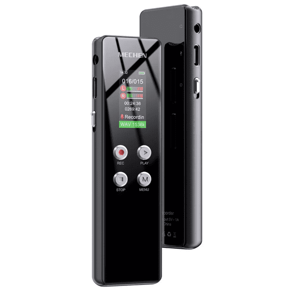 Grabadora de Voz Portatil BLOOSOM Reducción Del Ruido MP3 64GB