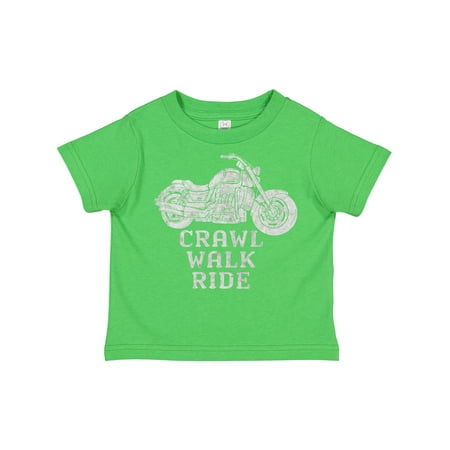 

Inktastic Crawl Walk Ride Motorcycle Gift Toddler Boy or Toddler Girl T-Shirt