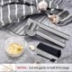 thumbnail image 5 of Garlic Press Mincer - 304 Stainless Steel Garlic Crusher Peeler Set, Detachable, Heavy-duty, Rust Proof Garlic Mincer, 5 of 5