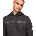 thumbnail image 2 of Sudadera con capucha Tommy Hilfiger Logo para hombre gris talla M, 2 of 4