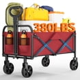 thumbnail image 1 of Carrito Plegable Resistente 220L con Ruedas 360° Todo Terreno | Manillar Ajustable para Camping, Playa, Jardín y Compras, 1 of 8