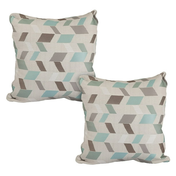 Cojin Decorativo Cuadrado grande Set de 2 Magic Turquesa