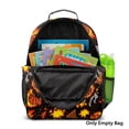 thumbnail image 4 of KUIFORTI Fire Basketball Toddler Backpack Boys Kids School Bag with Multiple Organizer Pockets Adjustable Straps 13.5 Inch for Preschool Kindergarten Back to School Gifts, 4 of 7