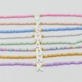 thumbnail image 4 of Gargantilla de cuentas bohemias para mujer, collar hecho a mano con inicial de 26 letras, colgante de concha, cadena de cuello de Color caramelo, accesorios de joyería de moda, 4 of 4