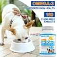 thumbnail image 4 of Omega 3 Fish Oil for Dogs - 180 Count Tablets – Helps Shedding, Skin Allergy, Itch and Dry Skin, Hot Spots - Joint Health, 4 of 6