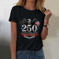 thumbnail image 2 of Duqingm America 250 Shirt 250 Years of Freedom Shirt 250th Anniversary of American Independence Black,3XL, 2 of 7