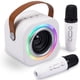 thumbnail image 1 of Máquina de karaoke EGIVWCVIC Mini para niños y adultos con 2 micrófonos, 1 of 9