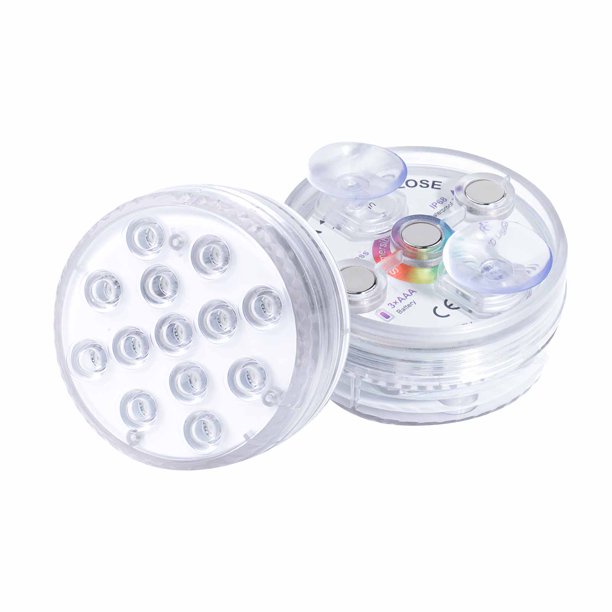 Luz Led Sumergible Inalámbrica, Luz Led Submarina Brillante, Luz Subacuática Ajustable, Luz Led Subacuática Colorida Para Acuario Guardurnaity HA021717-00