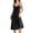 Black, variant on Luxtrada Womens Satin Nightgown Long Slip Sleep Dress Silk V Neck Nightgowns For Women (Black,S)
