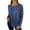 #0260-Blue, variant on Uoodti Womens Long Sleeve Crew Neck Sweatshirts for Women Oversized Pullover Hoodies Casual Printed Soft Top Fall Gift Trendy Y2 K