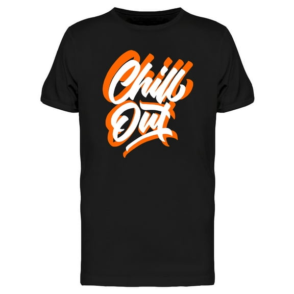 Chill Out Design T-Shirt Men -Image by Shutterstock, Male Large