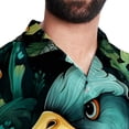thumbnail image 5 of Platypus Men's Short Sleeve Spread Collar Beach Shirts Casual Printed Button Down Unisex Summer Tops, 5 of 6