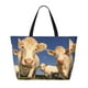 thumbnail image 2 of Easygdp Cows Cattles Bolsa de Viaje de Playa de Gran Capacidad, Bolsa Tote Perfecta para la Playa, Escapadas de Fin de Semana y Viajes, 2 of 7