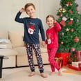 thumbnail image 4 of ELUTONG Boy's Christmas Pajamas，Kids Long Sleeve Santa Claus and Dinosaur Sleepwear Sets for 2-12T, 4 of 7
