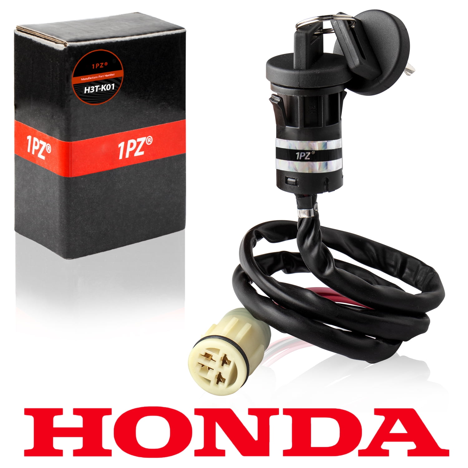 1PZ H4TK01 Ignition Key Switch Replacement for Honda ATV TRX420