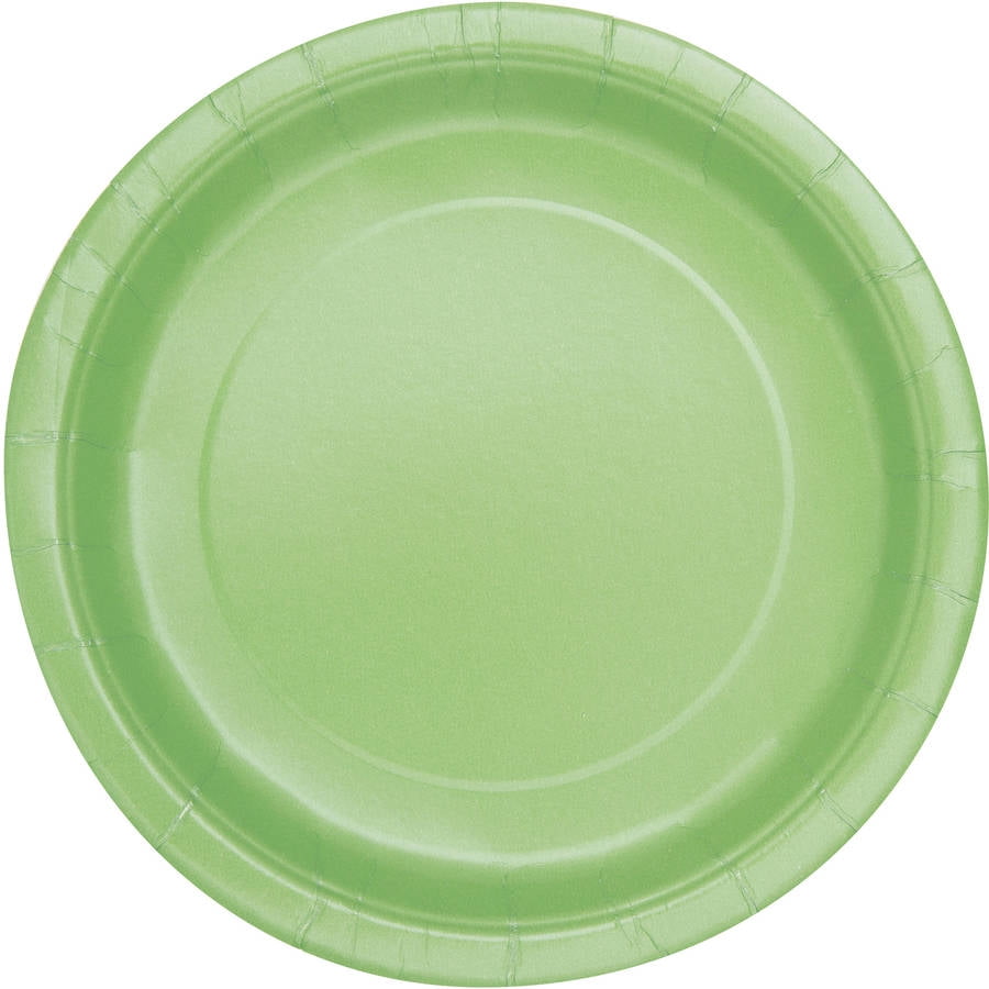 9" Apple Green Party Plates, 16ct