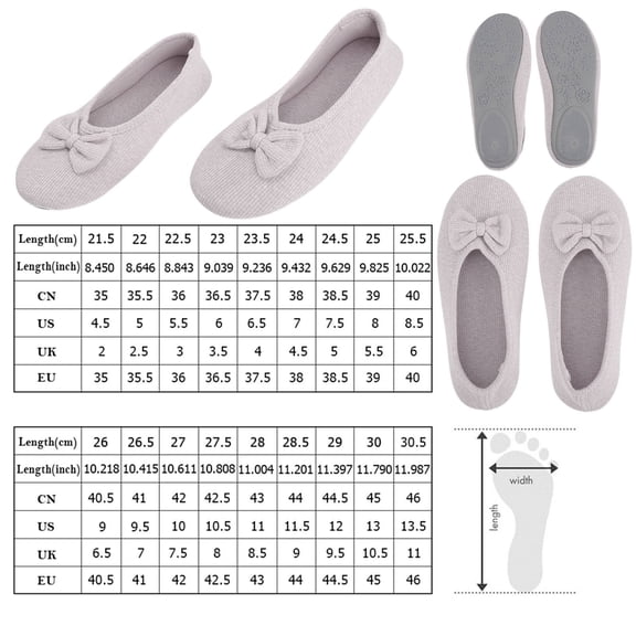 OUNONA 1 Pair Indoor Slippers Lady Breathable Non-slip Home Slippers for Women Grey