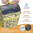 thumbnail image 2 of Travel Cooler Bag - Pioneer Flower Floral Print Pattern Camping Beer Cooler Backpack with Bottle Opener- Waterproof Insulated Picnic Backpacks - Cooler Bag for Beach, 2 of 6