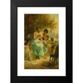 thumbnail image 2 of Hans Zatzka 11x14 Black Modern Framed Museum Art Print Titled - The Love Letter, 2 of 5