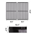thumbnail image 4 of Premium Custom Fit  2 Heavy-duty Cast Iron Grill + 3 Flame Tamer for Brand-man Hoss Series Grills, 4 of 7
