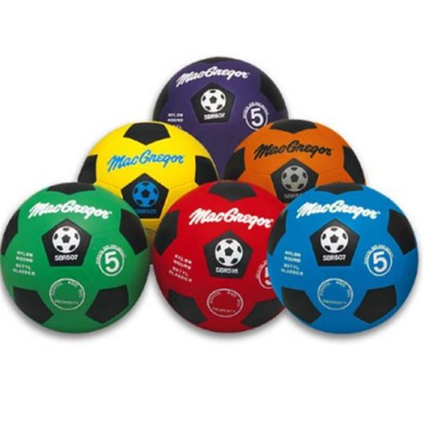 MacGregor Rubber Soccer Ball, Size 4