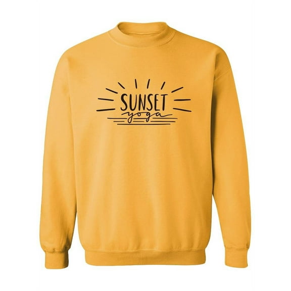Sunset Yoga. Sweatshirt Women -Image by Shutterstock, Female 4X-Large