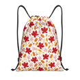 thumbnail image 1 of Fotbe fall laef Maple Bolsa Mochila con Cordón Estampada, Bolsa de Gimnasio Deportiva, Bolsa Cinch, Bolsa con Cordón para Hombres y Mujeres-Small, 1 of 6