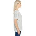 thumbnail image 2 of Ladies' Triblend Fleck Short-Sleeve V-Neck T-Shirt - CREAM FLECK - 2XL, 2 of 3