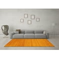 thumbnail image 3 of Ahgly Company Indoor Rectangle Abstract Yellow Contemporary Area Rugs, 2' x 5', 3 of 4