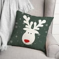 thumbnail image 3 of Creative Products Gray Reindeer 16 x 16 Spun Poly Pillow, 3 of 3