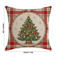 thumbnail image 3 of Dalxymotic Christmas Cushion Cover, Xmas Soft Throw Pillow Case, Christmas Decorations Indoor Outdoor, Winter Decor Indoor, Holiday Home Decoration for Sofa, Bed, Couch, Chair, 3 of 6