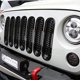 thumbnail image 4 of Rejilla de malla para parachoques delantero de coche, color negro, 7 Uds., compatible con Jeep Wrangler JK 2007-2017 Jadeshay A, 4 of 8