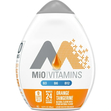 (4 pack) MiO Orange Tangerine Liquid Water Enhancer, 1.62 fl oz